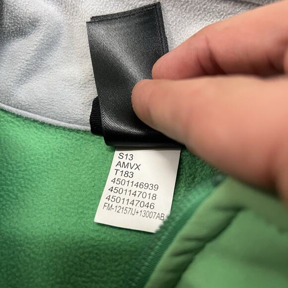 North Face Jacket Womens Large Green Softshell Full Zip Performance Outdoor AMVX - Picture 8 of 8